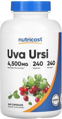 Nutricost, Uva Ursi, 4.500 mg, 240 Kapseln