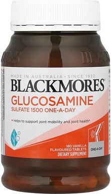 Blackmores, Glucosamine Sulfate One-A-Day, Glucosaminsulfat, Vanille, 1.500 mg, 180 Tabletten