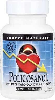 Thumbnail - Source Naturals, Policosanol, 20 mg, 60 Tabletten