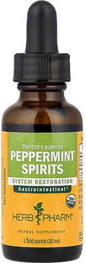 Herb Pharm, Peppermint Spirits, Pfefferminz-Spirituosen, 30 ml (1 fl. oz.)