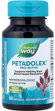 Thumbnail - Nature's Way, PETADOLEX®, Pro-Active, Nahrungsergänzungsmittel, 50 mg, 60 Weichkapseln