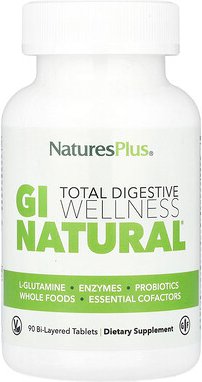 NaturesPlus, Total Digestive Wellness, GI Natural®, 90 zweischichtige Tabletten