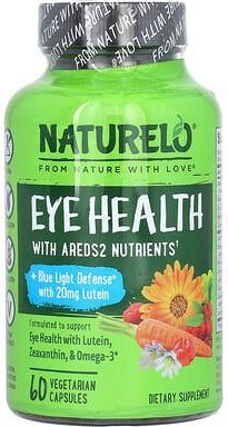 NATURELO, Eye Health, Augengesundheit, 60 pflanzliche Kapseln