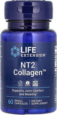 Life Extension, NT2 Collagen, Kollagen, 60 kleine Kapseln (40 mg pro Kapsel)