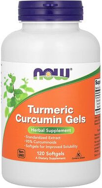 NOW Foods, Turmeric Curcumin Gels, Kurkuma-Curcumin-Gels, 475 mg, 120 Weichkapseln