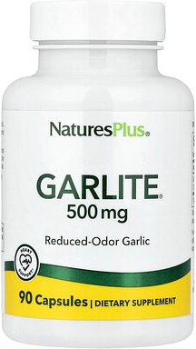 NaturesPlus, Garlite®, 500 mg, 90 Kapseln