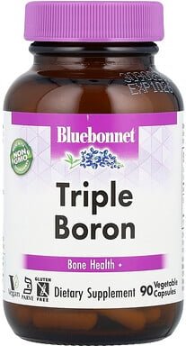 Bluebonnet Nutrition, Triple Bor, dreifaches Bor, 90 pflanzliche Kapseln (3 mg pro Kapsel)