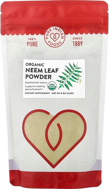 Pure Indian Foods, Bio-Neemblattpulver, 227 g (8 oz.)