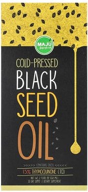 Maju Superfoods, Cold-Pressed Black Seed Oil, kalt gepresstes Schwarzkümmelöl, 60 ml (2 fl. oz.)