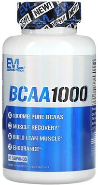 EVLution Nutrition, BCAA1000, 60 vegetarische Kapseln