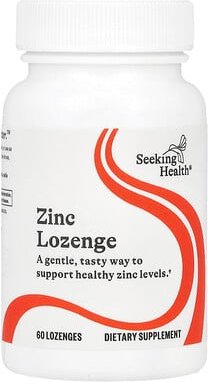 Seeking Health, Zinc Lozenge, Zink-Lutschtablette, 15 mg, 60 Lutschtabletten