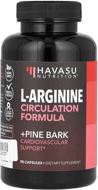 Havasu Nutrition, L-Arginine Circulation Formula + Pine Bark, L-Arginin-Kreislauf-Formel + Kiefernrinde, 90 Kapseln