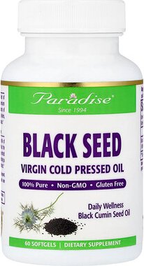 Paradise Herbs, Black Seed, Schwarzkümmel, 60 Weichkapseln (500 mg pro Weichkapsel)