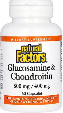 Thumbnail - Natural Factors, Glucosamin und Chondroitin, 500 mg/400 mg, 60 Kapseln