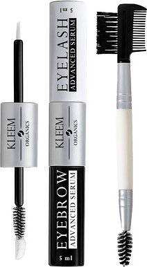 Kleem Organics, Lashes & Eyebrows, Enhancing Serum Set, Wimpern- und Augenbrauen-Enhancing Serum Set, 3-teiliges Set