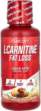 Thumbnail - Isatori, L-Carnitine, Malibu Beach, L-Carnitin, Malibu Beach, 360 ml (12 fl. oz.)