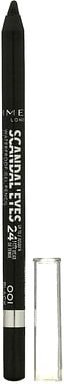 Rimmel London, Scandal'Eyes, Waterproof Gel Pencil, wasserfester Gelstift, 001 Schwarz, 1,3 g (0,04 oz.)