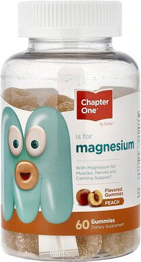 Chapter One, Magnesium Gummies, Magnesium-Fruchtgummis, Pfirsich, 60 Fruchtgummis (50 mg pro Fruchtgummi)