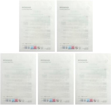 Mixsoon, Centella Beauty Mask Pack, Gesichtsmasken-Pack, 5 Masken, je 25 g (0,88 oz.).