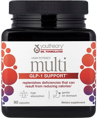 Youtheory, Multi, GLP-1-Unterstützung, 90 Kapseln