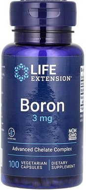 Life Extension, Boron, Bor, 3 mg, 100 pflanzliche Kapseln