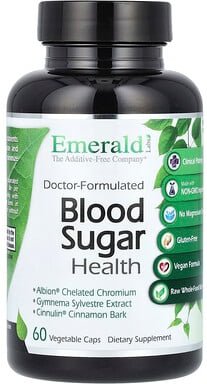Emerald Laboratories, Blood Sugar Health, Gesundheit des Blutzuckers, 60 pflanzliche Kapseln