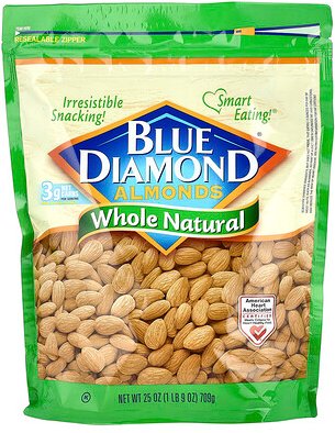Blue Diamond, Mandeln, ganz natürlich, 709 g (25 oz.)