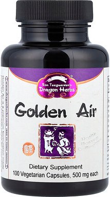 Dragon Herbs, Golden Air, Nahrungsergänzungsmittel, 100 pflanzliche Kapseln