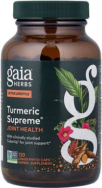 Gaia Herbs, Turmeric Supreme®, Gelenkgesundheit, 120 Liquid Phyto-Caps®