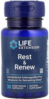 Thumbnail - Life Extension, Rest & Renew, Nahrungsergänzung, 30 pflanzliche Kapseln