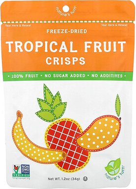 Nature's Turn, Freeze-Dried Tropical Fruit Crisps, gefriergetrocknete tropische Fruchtchips, 34 g (1,2 oz.)