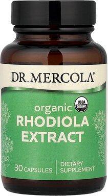 Dr. Mercola, Organic Rhodiola Extract, Bio-Rosenwurzextrakt, 30 Kapseln (340 mg pro Kapsel)