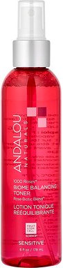 Andalou Naturals, 1000 Roses®, Biome Balancing Toner, ausgleichendes Gesichtswasser mit Biome-Effekt, Sensitive, 178 ml ...