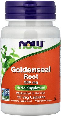 NOW Foods, Yellowseal Root, Gelbwurzel, 500 mg, 50 pflanzliche Kapseln