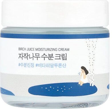 Round Lab, Birch Juice Moisturizing Cream, Feuchtigkeitscreme mit Birkensaft, 80 ml (2,70 fl. oz.)