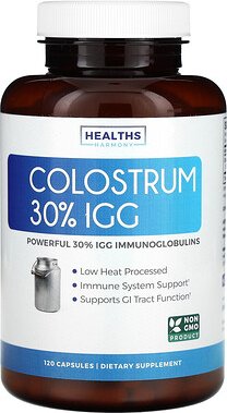 Thumbnail - Healths Harmony, Colostrum 30% IGG, Colostrum 30% IGG, 120 Kapseln (500 mg pro Kapsel)