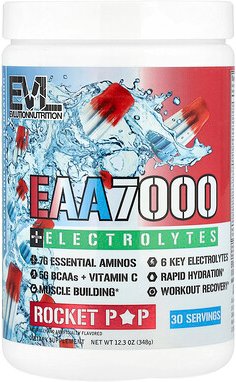 EVLution Nutrition, EAA 7000 + Electrolytes, EAA 7000 + Elektrolyte, „Raketen-Pop“, 348 g (12,3 oz.)