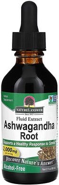 Thumbnail - Nature's Answer, Ashwagandha Root, Fluid Extract, flüssiges Ashwagandha-Wurzelextrakt, alkoholfrei, 2.000 mg, 60 ml (2 f...