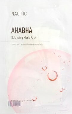Thumbnail - Nacific, AHA BHA, Balancing Beauty Mask Pack, ausgleichende Beauty-Masken, 1 Tuchmaske, 30 g (1,05 oz.)