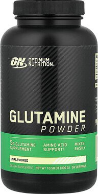 Optimum Nutrition, Glutamine Powder, Unflavored, Glutaminpulver, geschmacksneutral, 300 g (10,58 oz.)