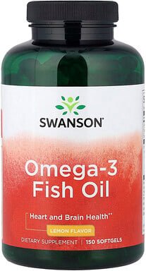 Thumbnail - Swanson, Omega-3-Fischöl, Zitrone, 150 Weichkapseln