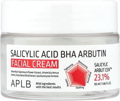 Thumbnail - APLB, Salicylic Acid BHA Arbutin Facial Cream, Gesichtscreme mit Salicylsäure BHA Arbutin, 55 ml (1,86 fl. oz.)