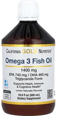 Thumbnail - California Gold Nutrition, Omega-3 Fish Oil, Norwegian Triglyceride, Omega-3-Fischöl, norwegisches Triglycerid, natürlic...