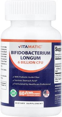 Vitamatic, Bifidobacterium longum, 60 DRcaps® Hypromellose-Kapseln