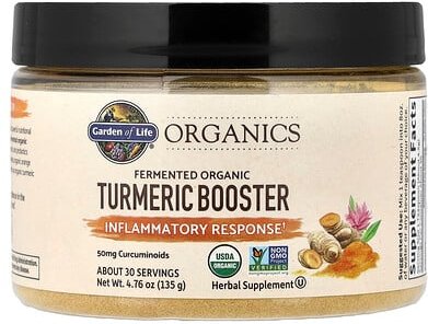 Thumbnail - Garden of Life, Organics, Fermented Organic Turmeric Booster, fermentierter Bio-Kurkuma-Booster, 135 g (4,76 oz.)