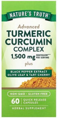 Thumbnail - Nature's Truth, Turmeric Curcumin Complex, Kurkuma-Curcumin-Komplex, 60 Kapseln mit schneller Freisetzung