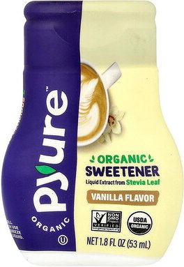 Thumbnail - Pyure, Organic Liquid Stevia Extract, flüssiges Bio-Steviaextrakt, Vanille, 53 ml (1,8 fl. oz.)