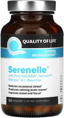 Quality of Life, Serenelle, Stress-Management, 60 Vegetarische Kapseln