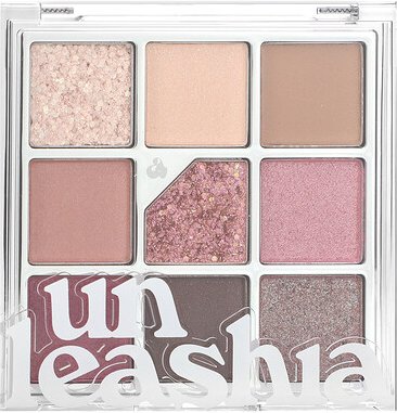 Unleashia, Glitterpedia Lidschattenpalette, Nr. 5 All of Dusty Rose, 0,233 oz.