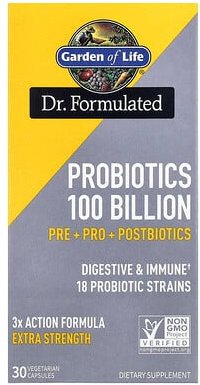 Garden of Life, Probiotics, Probiotikum, 30 pflanzliche Kapseln
